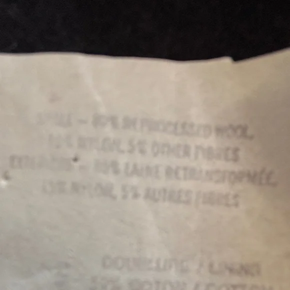 Vintage Gallery by Fennelli navy double breasted pea coat wool blend - Picture 17 of 17